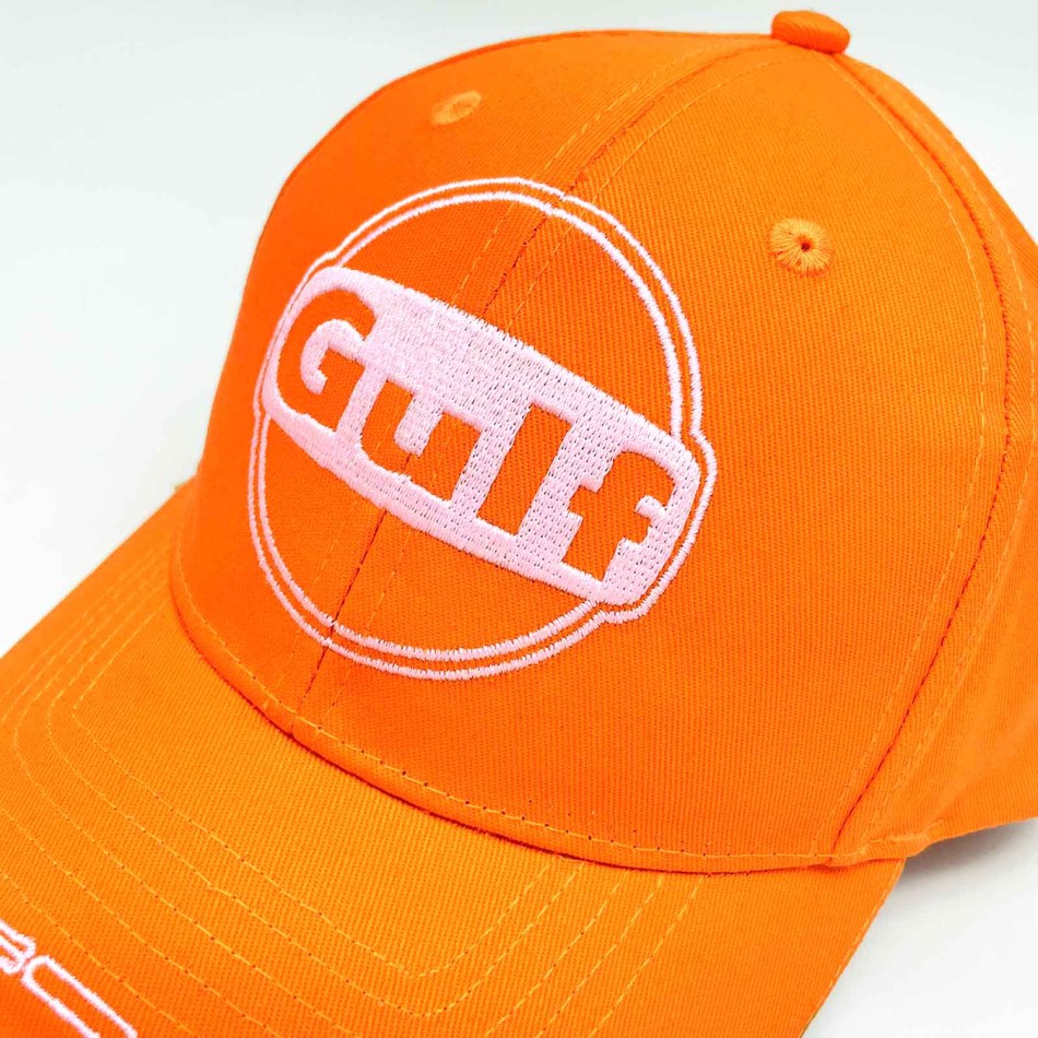 GULF Orange Snapback Cap | Racing Cap Gulf