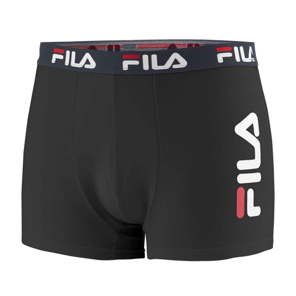 FILA Katoenen Boxerset van 4 Boxers met Groot Logo voor Mannen | FILA Ondergoed Boxer Comfort Sport