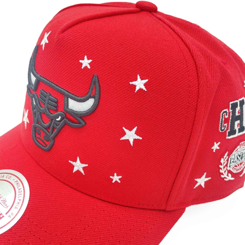 Keps Mitchell & Ness Chicago Bulls Pep Rally Pro HWC Snapback Röd NBA