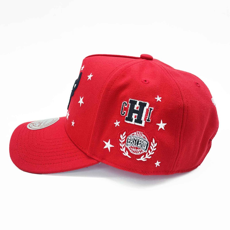 Cap Mitchell & Ness Chicago Bulls Pep Rally Pro HWC Snapback Red NBA