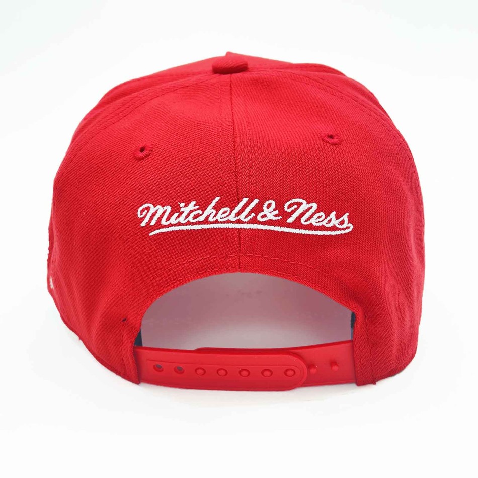 Gorra Mitchell & Ness Chicago Bulls Pep Rally Pro HWC Snapback Rojo NBA