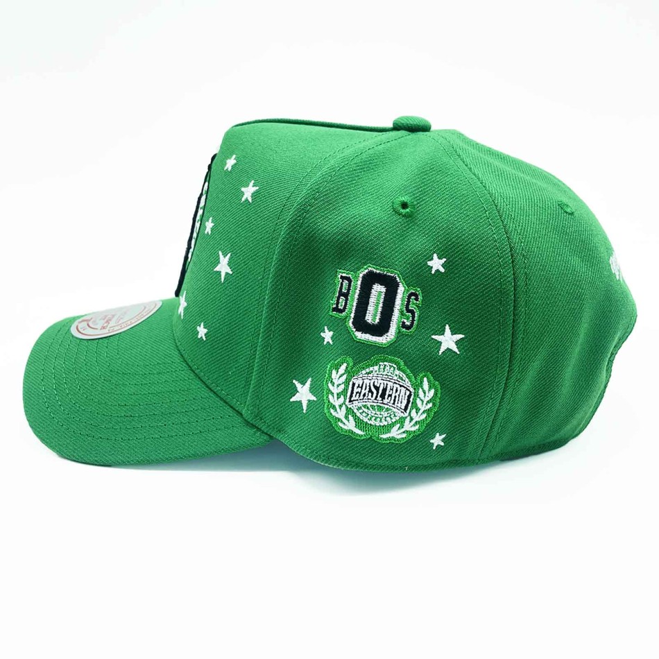 Cap Mitchell & Ness Boston Celtics Pep Rally Pro HWC Snapback Grün NBA