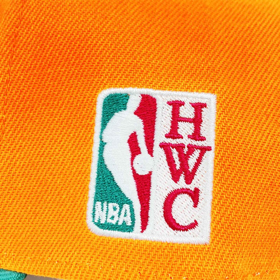 Cap Mitchell & Ness San Antonio Spurs Legendary Away Pro HWC Snapback Orange NBA