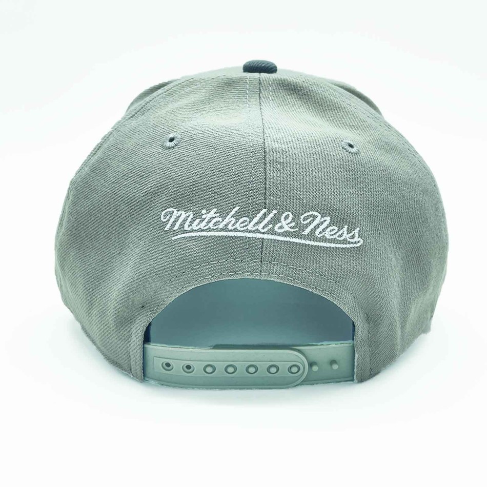 Cappellino NBA San Antonio Spurs Snapback Grigio Mitchell & Ness Temporale Capo Allenatore Pro