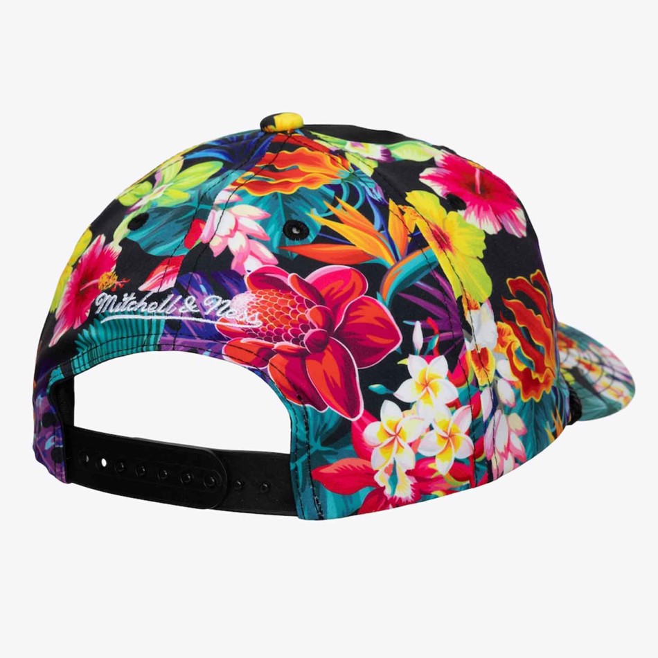 NBA Chicago Bulls floreale Snapback Cap nero Mitchell & Ness Pro Bowl Deadstock HWC
