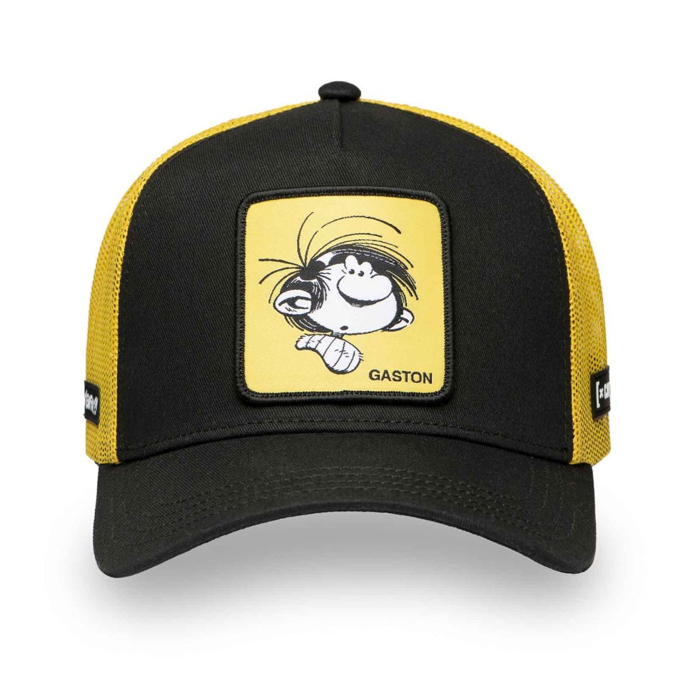 CAPSLAB Gaston Lagaffe Trucker Snapback Cap - Official BD Adjustable Mesh Mesh Cap