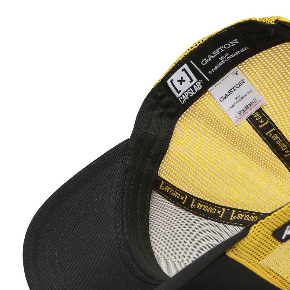 CAPSLAB Gaston Lagaffe Trucker Snapback keps - Officiell BD Justerbar Mesh Mesh keps