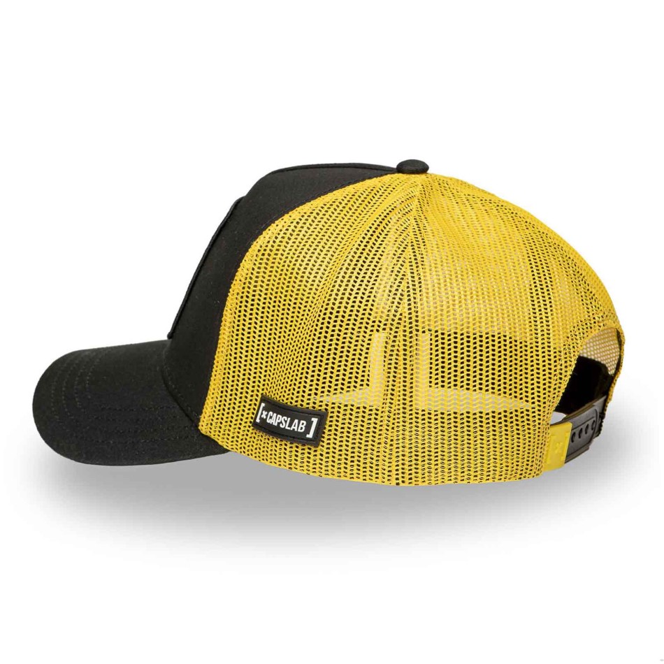 CAPSLAB Gaston Lagaffe Trucker Snapback Cap - Official BD Adjustable Mesh Mesh Cap