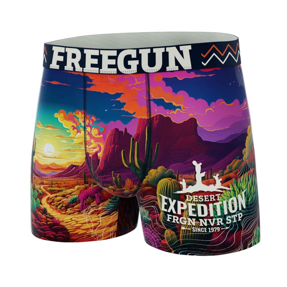 Lot de 5 Boxers Homme Microfibre "Collection Nature"