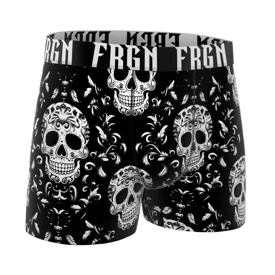 FREEGUN 3er-Pack Boxershorts Jungen Mikrofaser Skull - Kinder Boxer Totenkopf