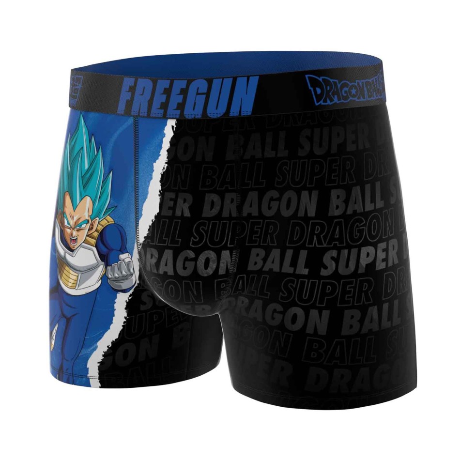 FREEGUN Boxershorts i mikrofiber för män Dragon Ball Super DBS14 - Goku, Vegeta, Beerus French Market