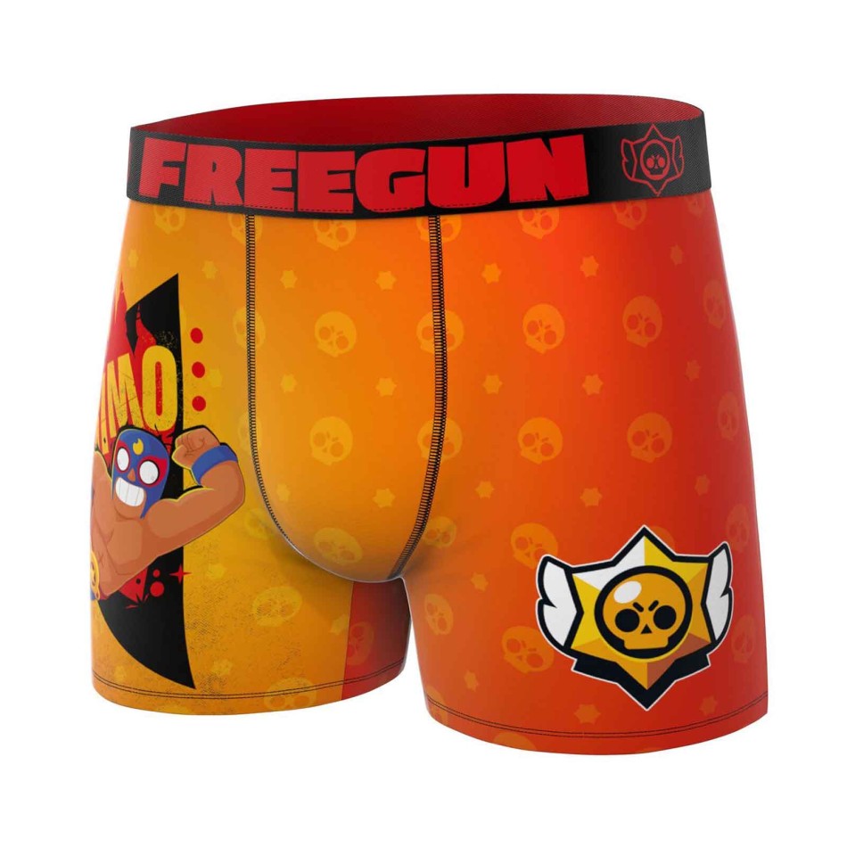 FREEGUN Boxer Garçon Microfibre Brawl Stars - Boxer Enfant Gaming Confort | French Market