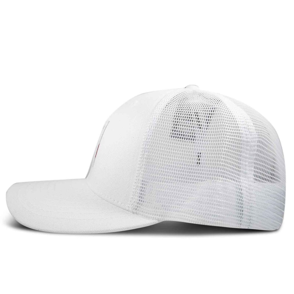Keps Reebok Trucker Woven Patch Vector - Baseball Mesh Snapback Keps