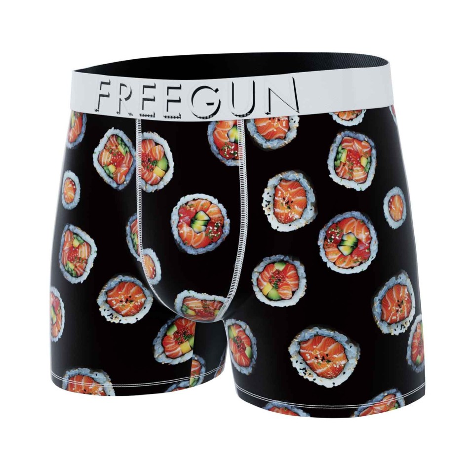 FREEGUN "Sushi" Men's Microfibre Boxer - Original Men's Boxer | French Market