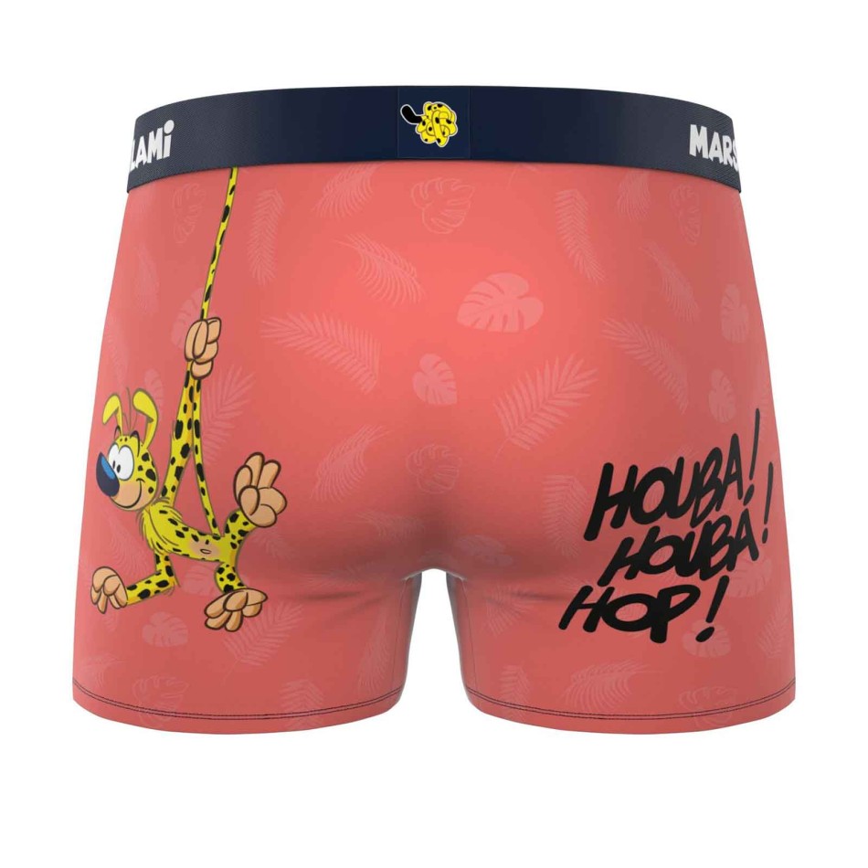 FREEGUN Bóxer Hombre Microfibra Marsupilami - Boxer Licencia Oficial Comfort Stretch