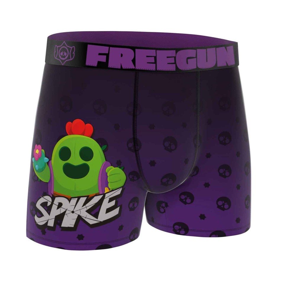 Lot de 4 Boxers Garçon Microfibre "Brawl Stars"