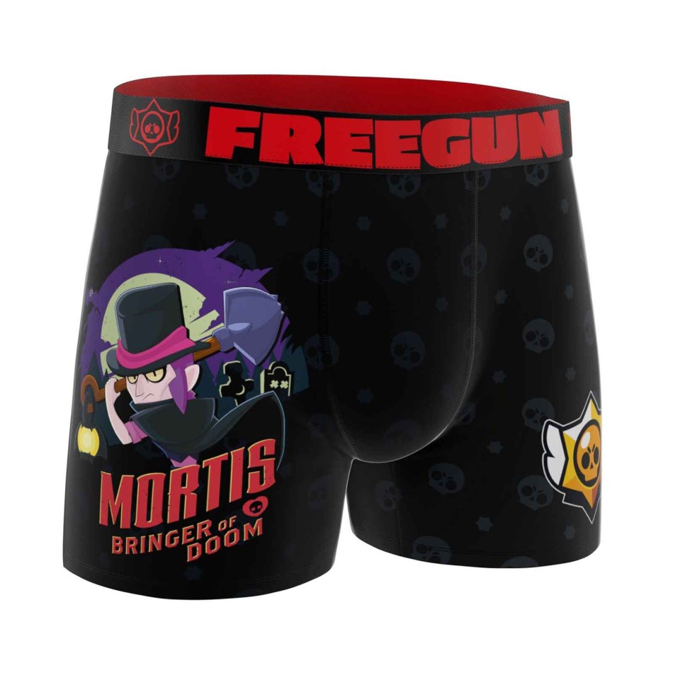 Lot de 4 Boxers Garçon Microfibre "Brawl Stars"