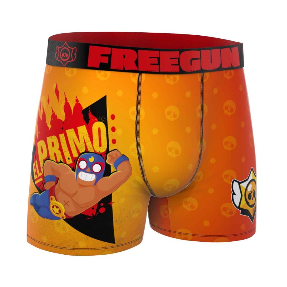 Lot de 4 Boxers Garçon Microfibre "Brawl Stars"