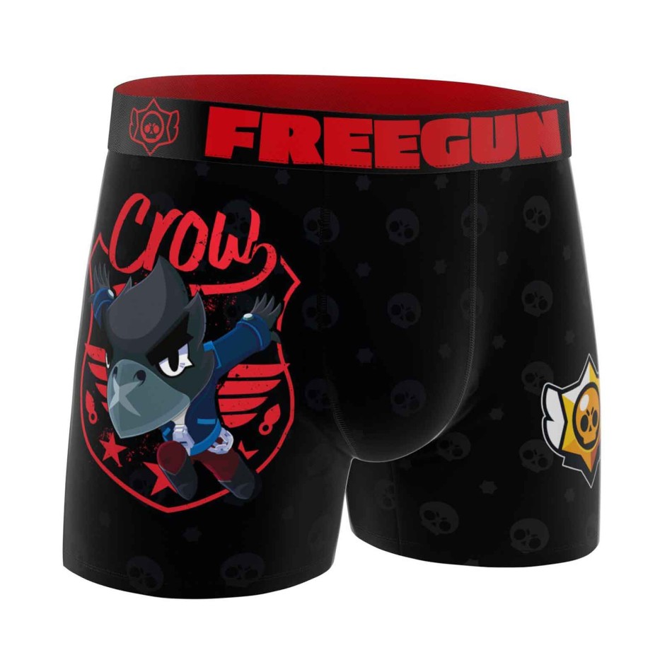 Lot de 4 Boxers Garçon Microfibre "Brawl Stars"
