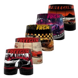 Set van 5 "Car Collection" Microvezel Boxershorts voor Mannen