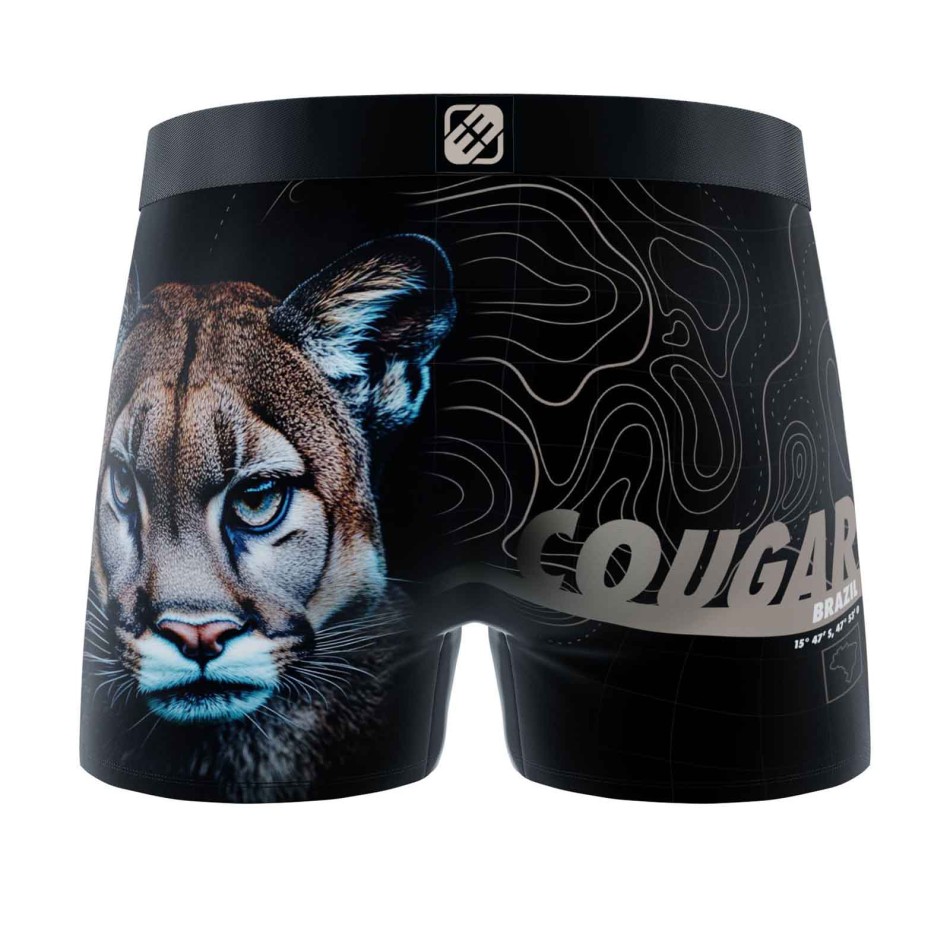 FREEGUN Boxer Homme Microfibre Cougar – Boxer FREEGUN Animal Confort | French Market