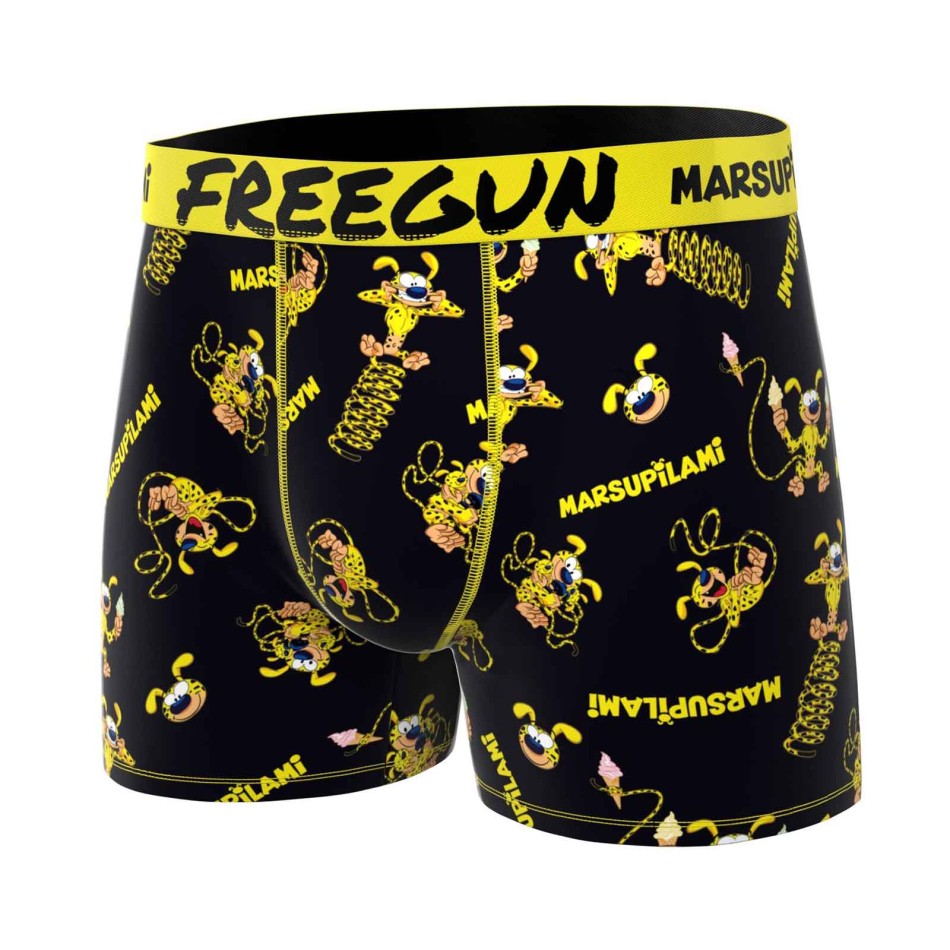 FREEGUN Set van 4 jongensmarseupilami microvezelboxers - Kindercomfort | French Market Veauche