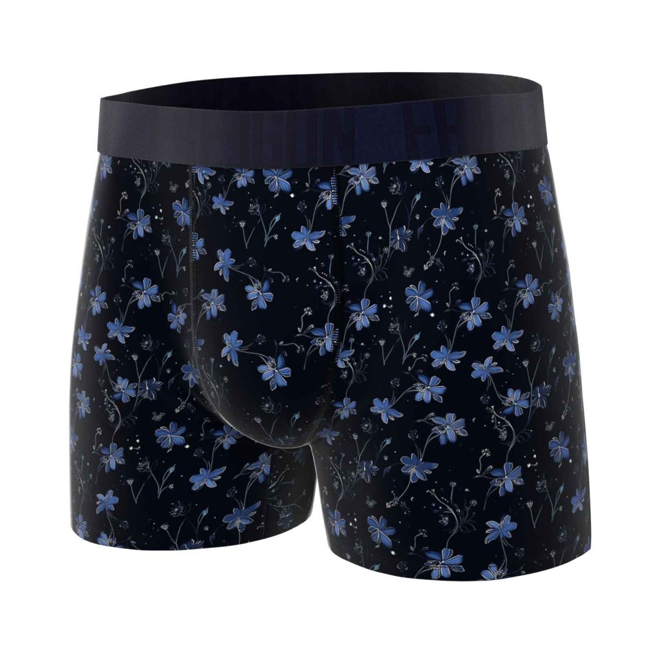 Lot de 5 Boxers Homme Microfibre "Fleurs"