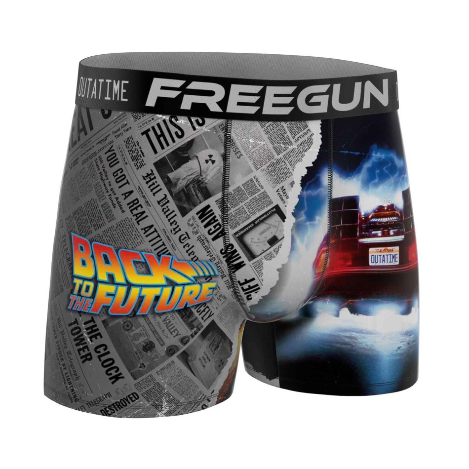 FREEGUN 3-Pack Boys' "Back to the Future" Microfiber Boxers | French Market Veauche