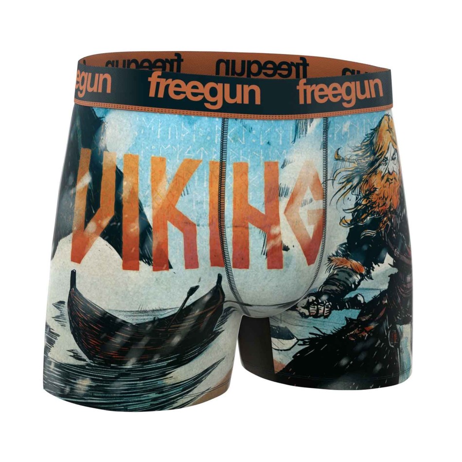 Set of 6 Men's Microfiber Video Game Boxers - FREEGUN | Confort & Style