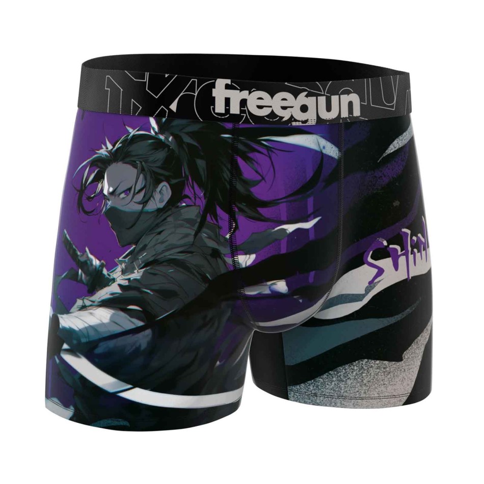 Set of 6 Men's Microfiber Video Game Boxers - FREEGUN | Confort & Style