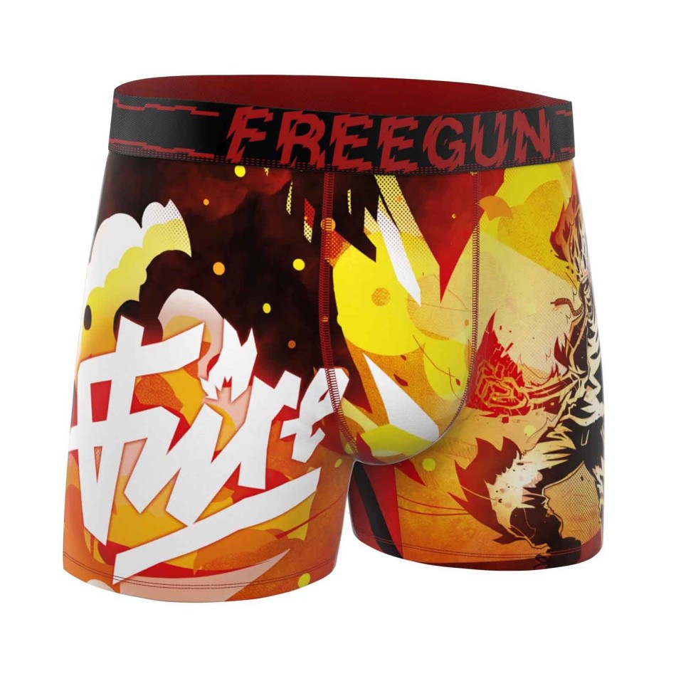 Set of 6 Men's Microfiber Video Game Boxers - FREEGUN | Confort & Style