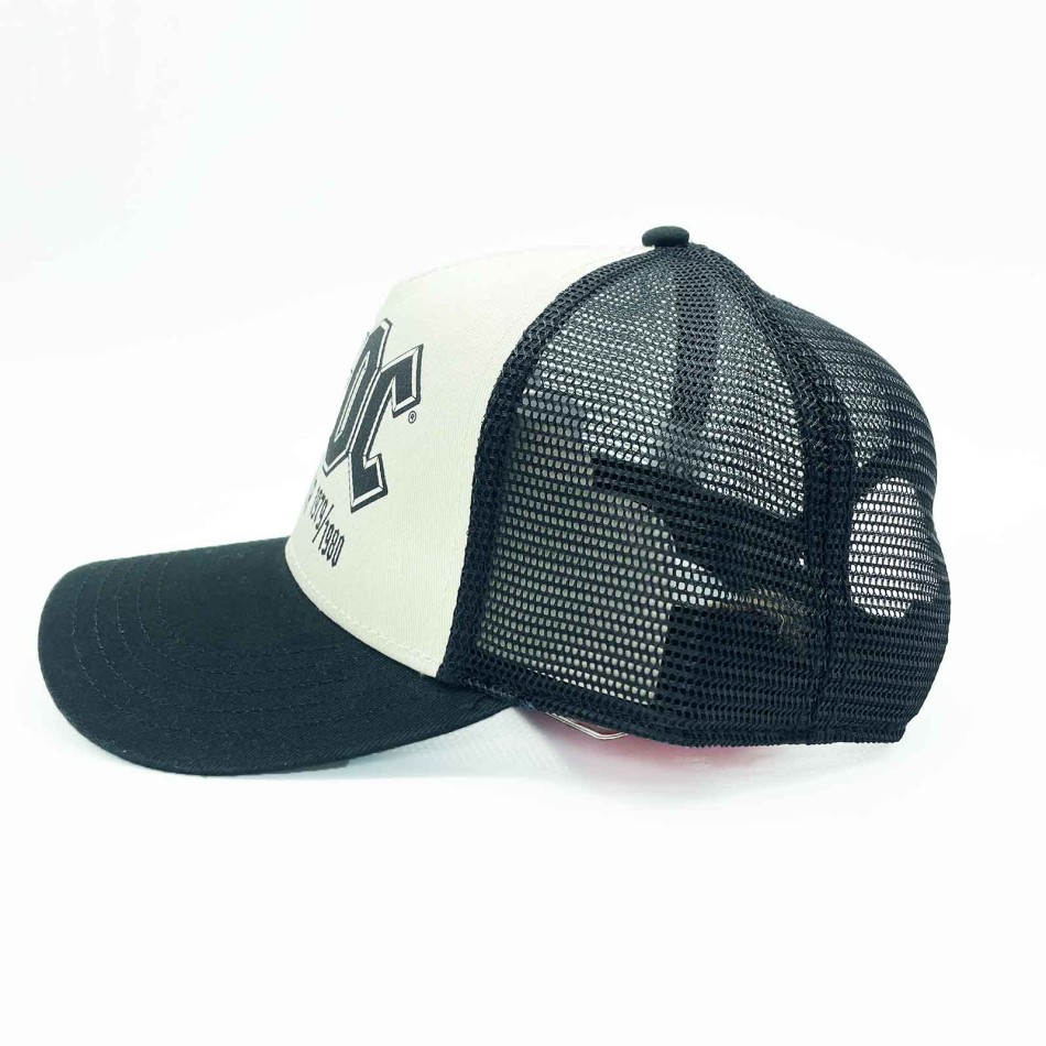 AMERICAN NEEDLE Trucker Music Cap ACDC Sinclair Black Ecru