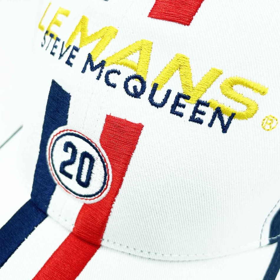 Steve McQueen Le Mans Racing Strapback Cap 2 Tone