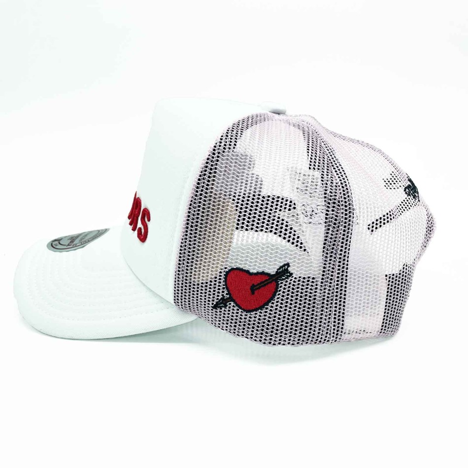 Mitchell & Ness Cappellino Trucker Toronto Raptors Much Love French Market