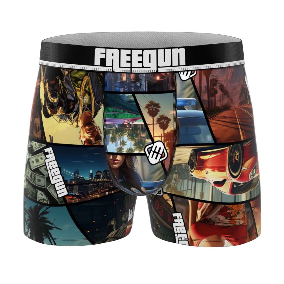 FREEGUN Set of 6 Boys Microfiber Boxers | French Market