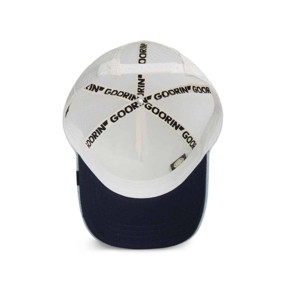 Goorin Bros Panther Denim Trucker Cap French Market