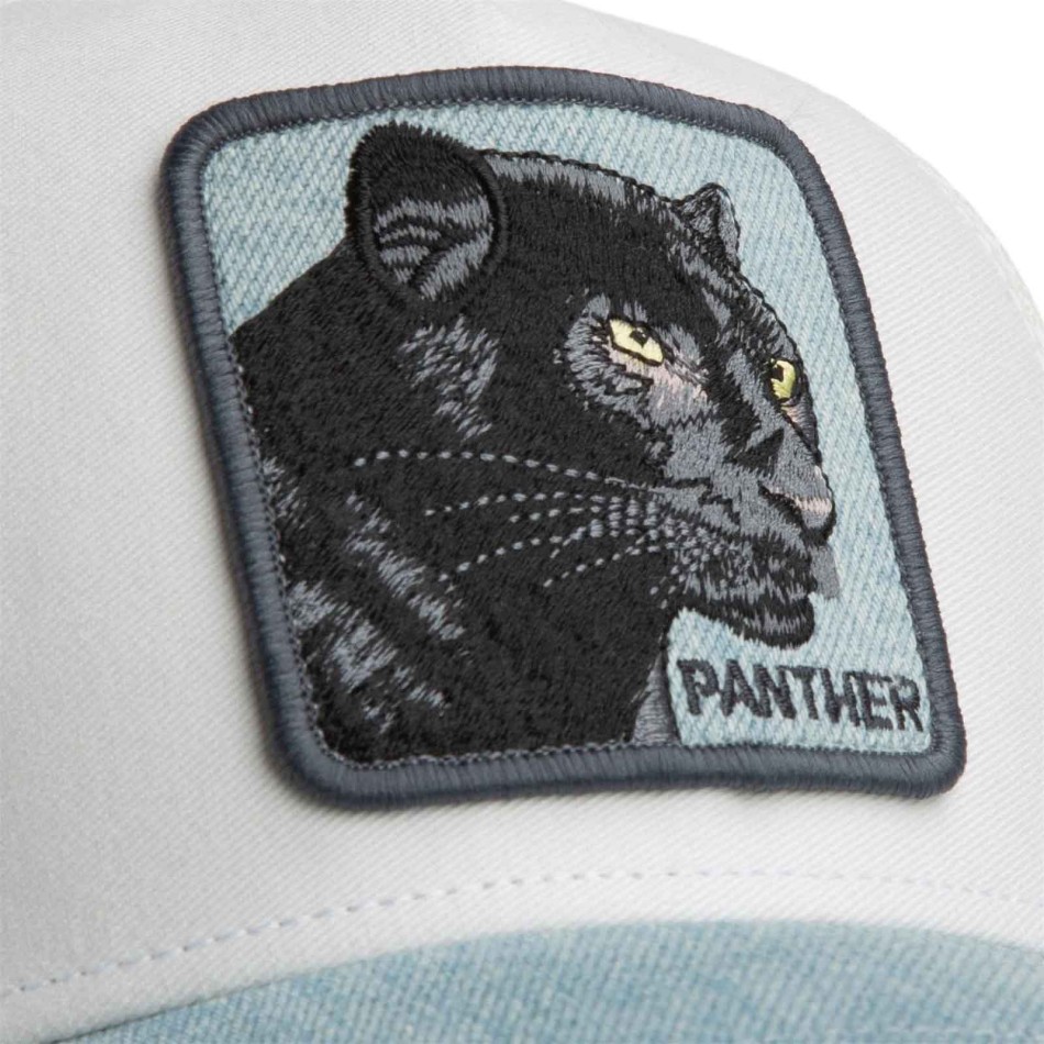 Goorin Bros Panther Denim Trucker Cap French Market