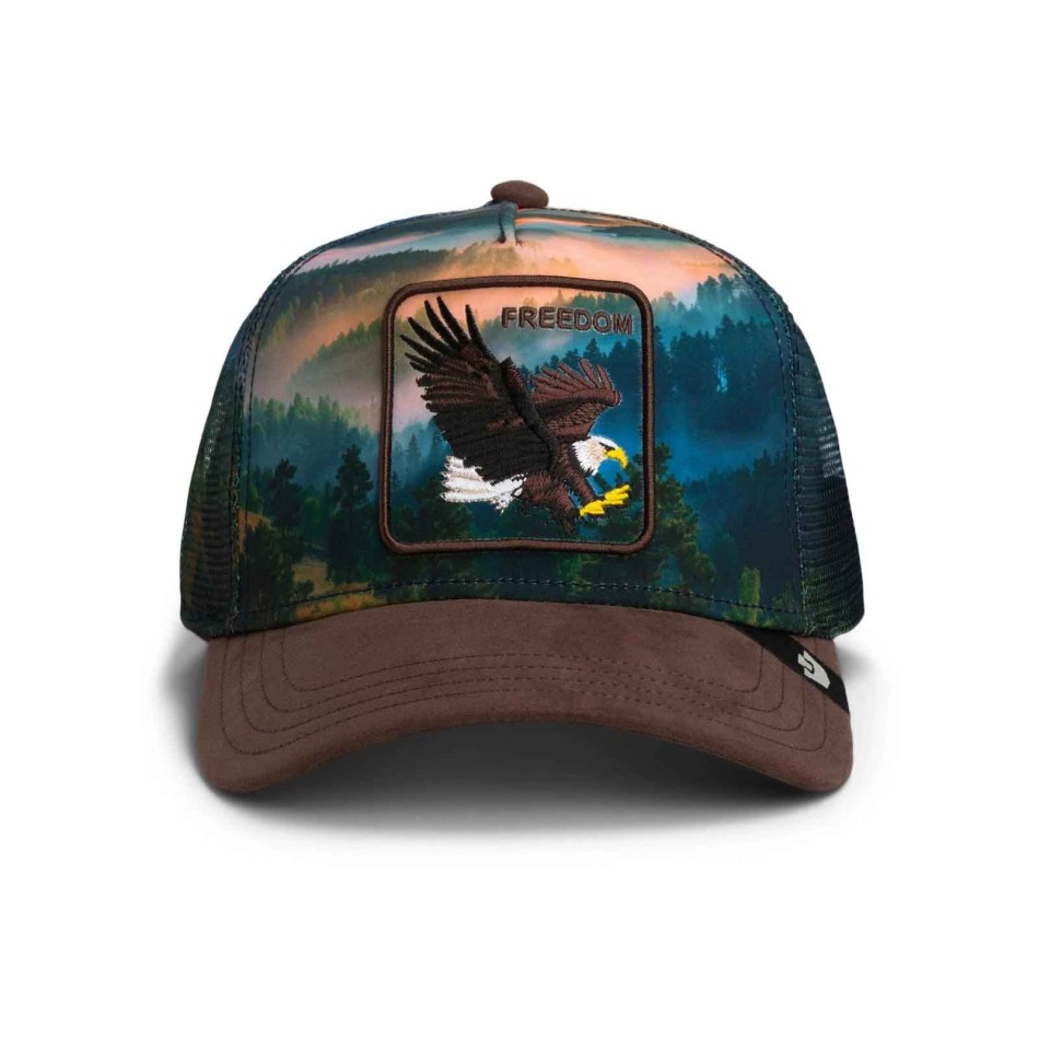 Goorin Bros Eagle in The Element Freedom Trucker keps | The Element Freedom keps French Market