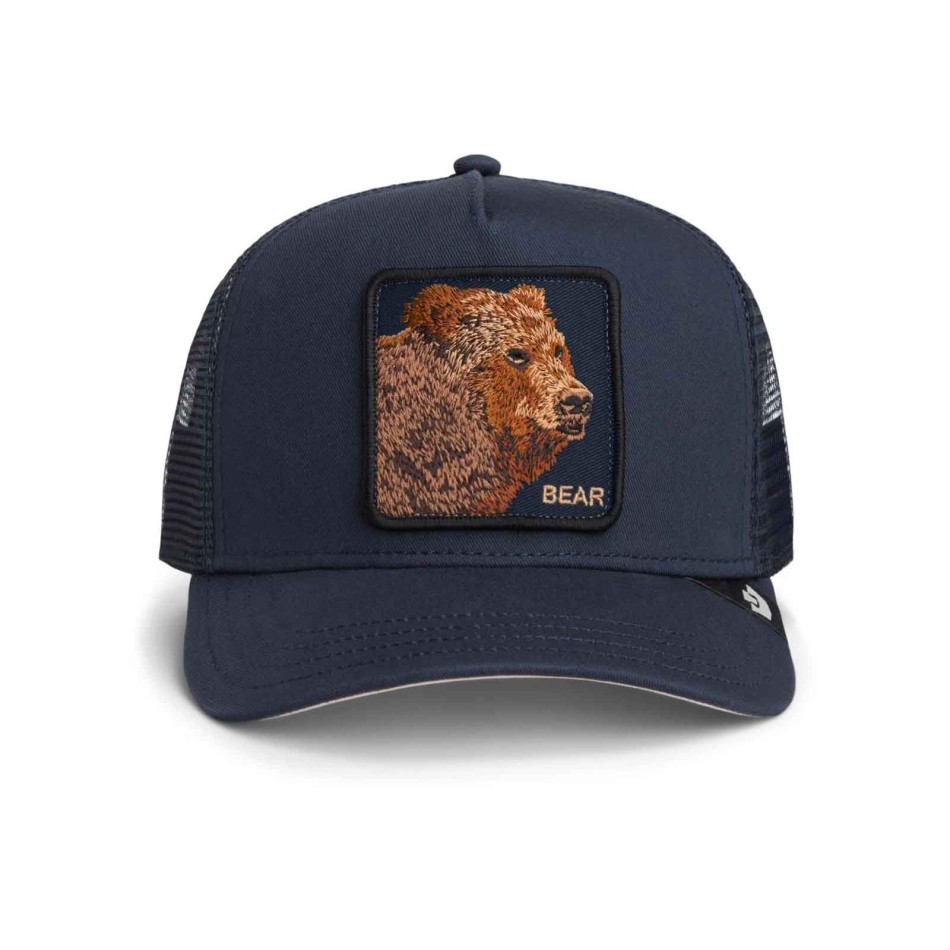 Goorin Bros Trucker Cap Bär Bear Marineblau - Trendy Cap