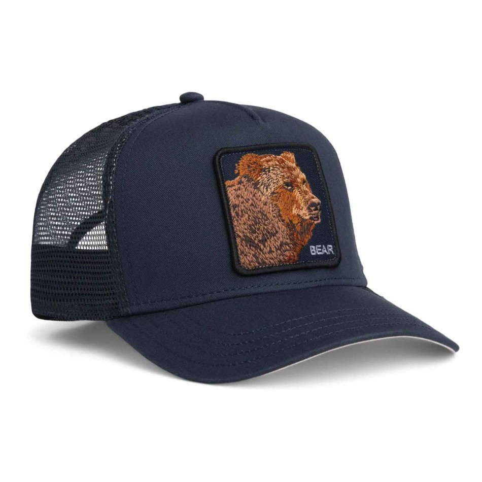 Goorin Bros Cappello Trucker Orso Blu Navy - Cappello Trendy