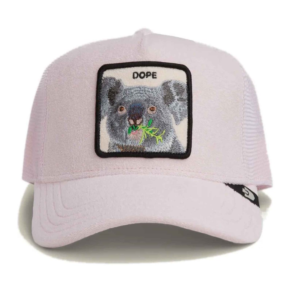 Goorin Bros Terry Cloth Koala Trucker Cap Rosa Whisper
