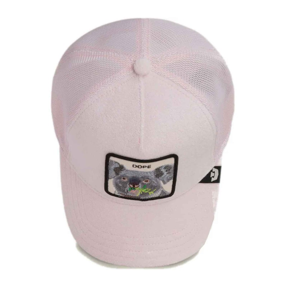 Goorin Bros Trucker Cap "Terry Cloth Koala" Pink Whisper
