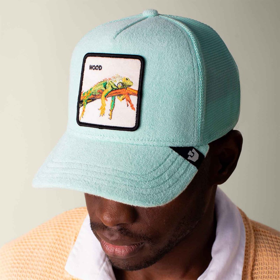 Goorin Bros Gorra Trucker "Terry Cloth Iguana" Gummy verde menta
