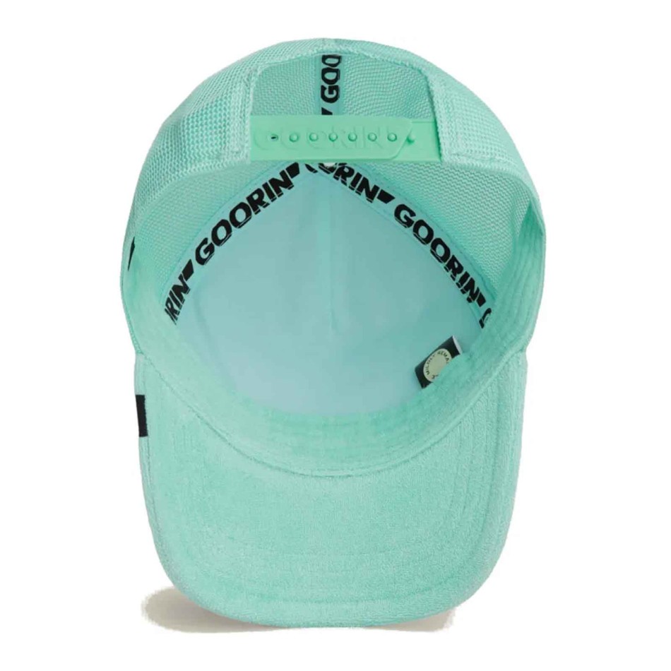 Goorin Bros Truckermütze Leguan "Terry Cloth Iguana" Mintgrün Gummy