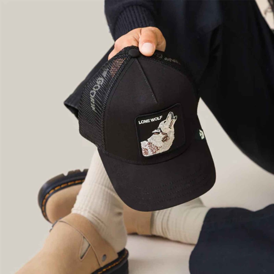 Goorin Bros The Lone Wolf Trucker keps - Loup The Farm Snapback
