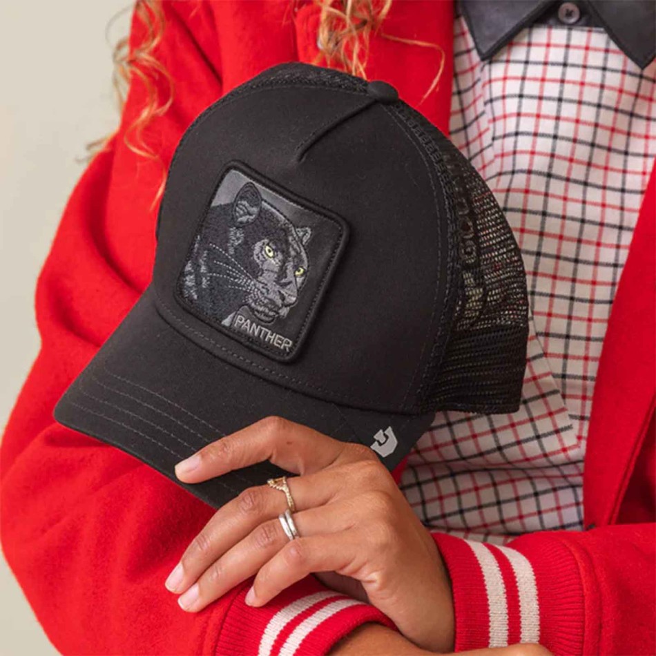 GOORIN BROS Panther - Officiële Zwarte Panter Trucker Cap