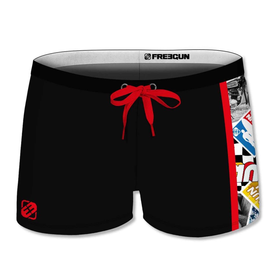 FREEGUN Maillot de Bain Garçon Surfing Ride Life | Boxer Piscine