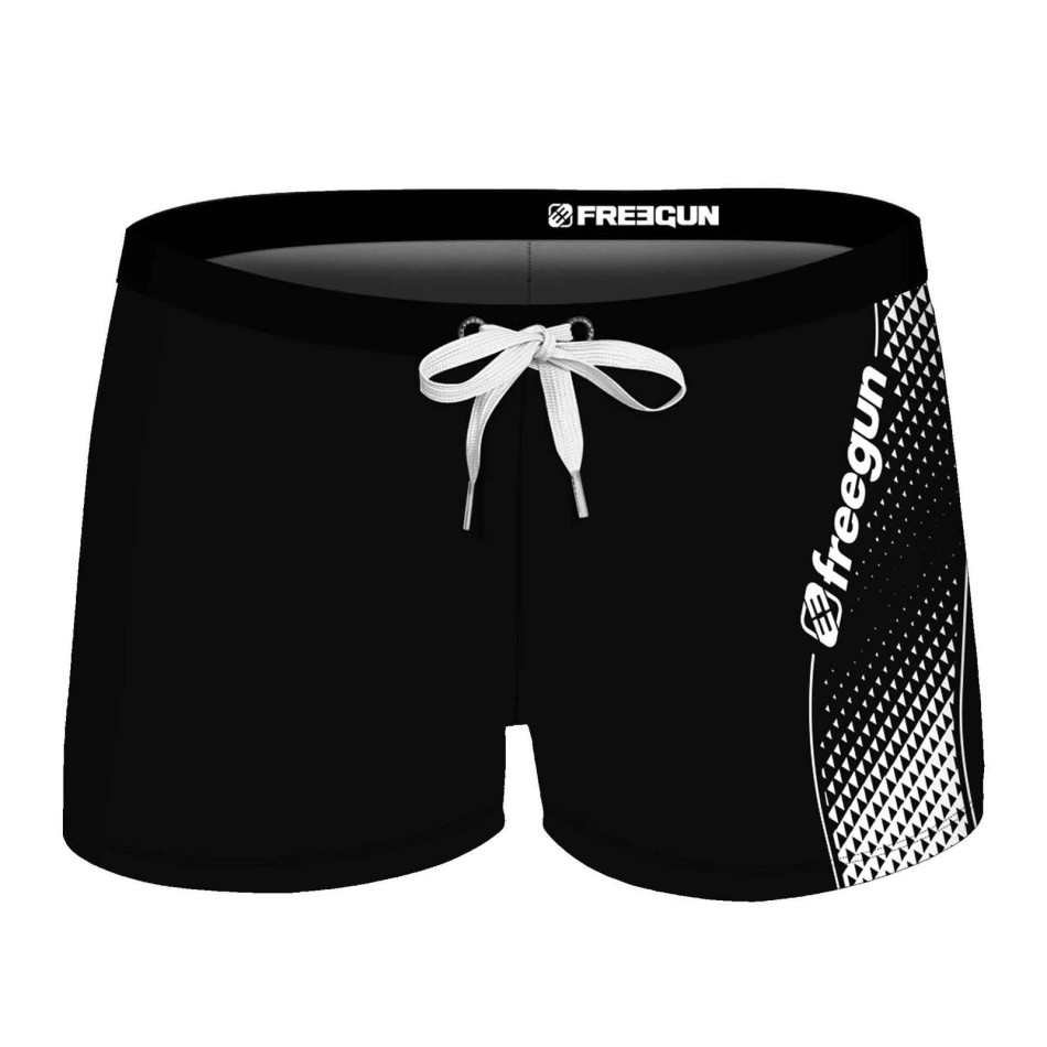 FREEGUN Heren Racing Grafisch Badpak | Zwembad Boxer