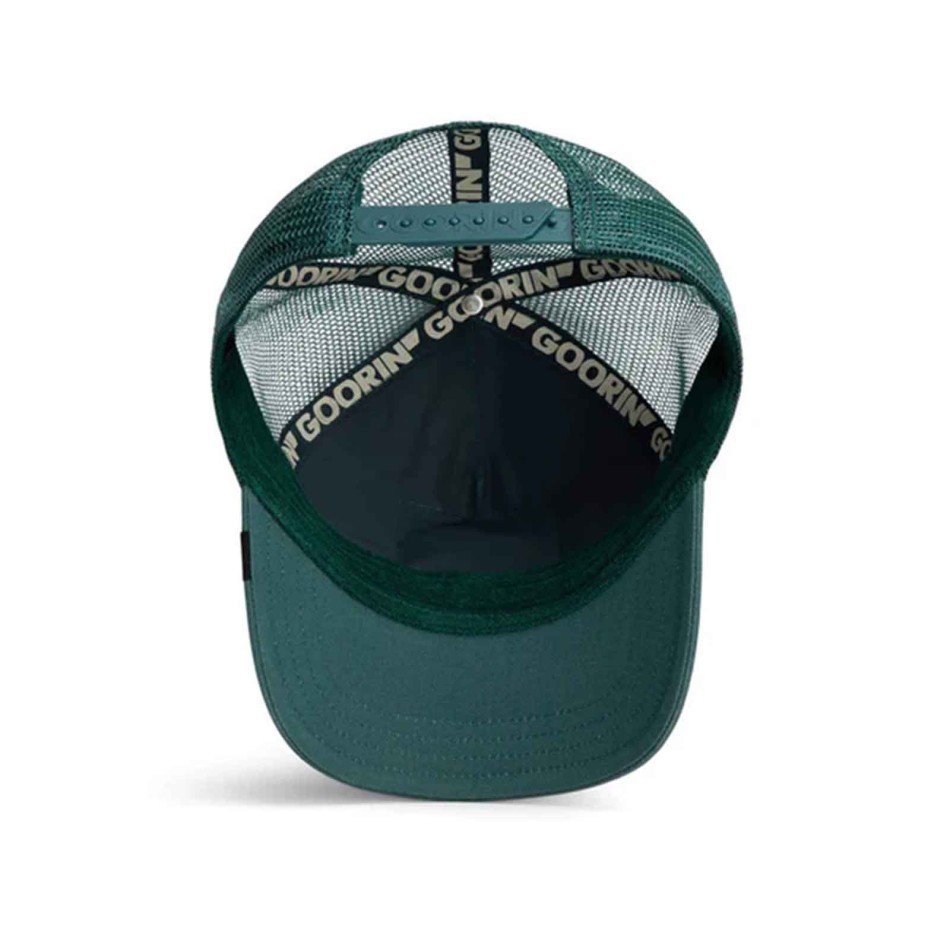Goorin Bros Loup Survivor Trucker Cap Monochroom Groen