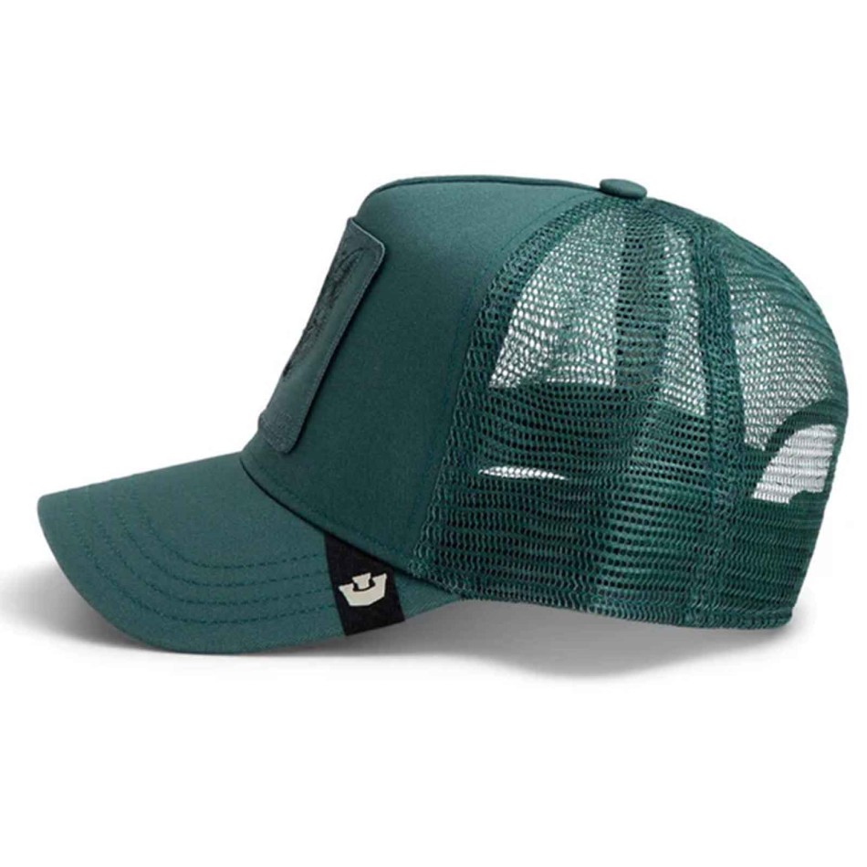 Goorin Bros Loup Survivor Trucker Cap Monochrome Green